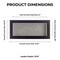 Rich Dark Brown Wood Shadow Box Frame with Acrylic Front - Light Brown Suede Backing, 30 Sizes